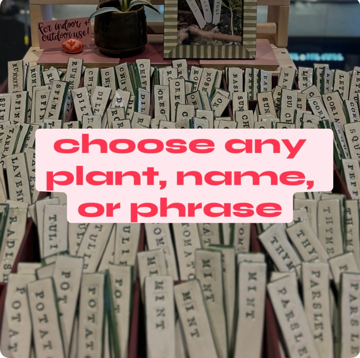 Custom Plant Tags