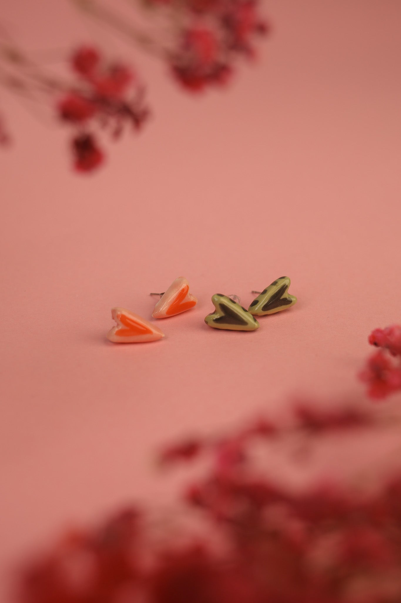 The Mini Heart Studs