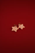 Checkered Star Hoops